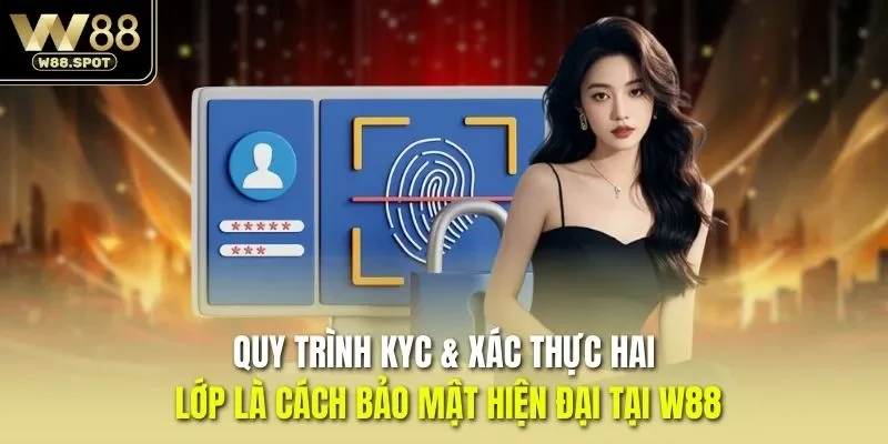 W88 56 Quy trình KYC & xác thực hai lớp là cách bảo mật hiện đại tại W88
