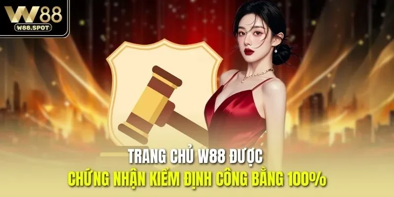 W88 54 Trang chủ W88 được chứng nhận kiểm định công bằng 100%